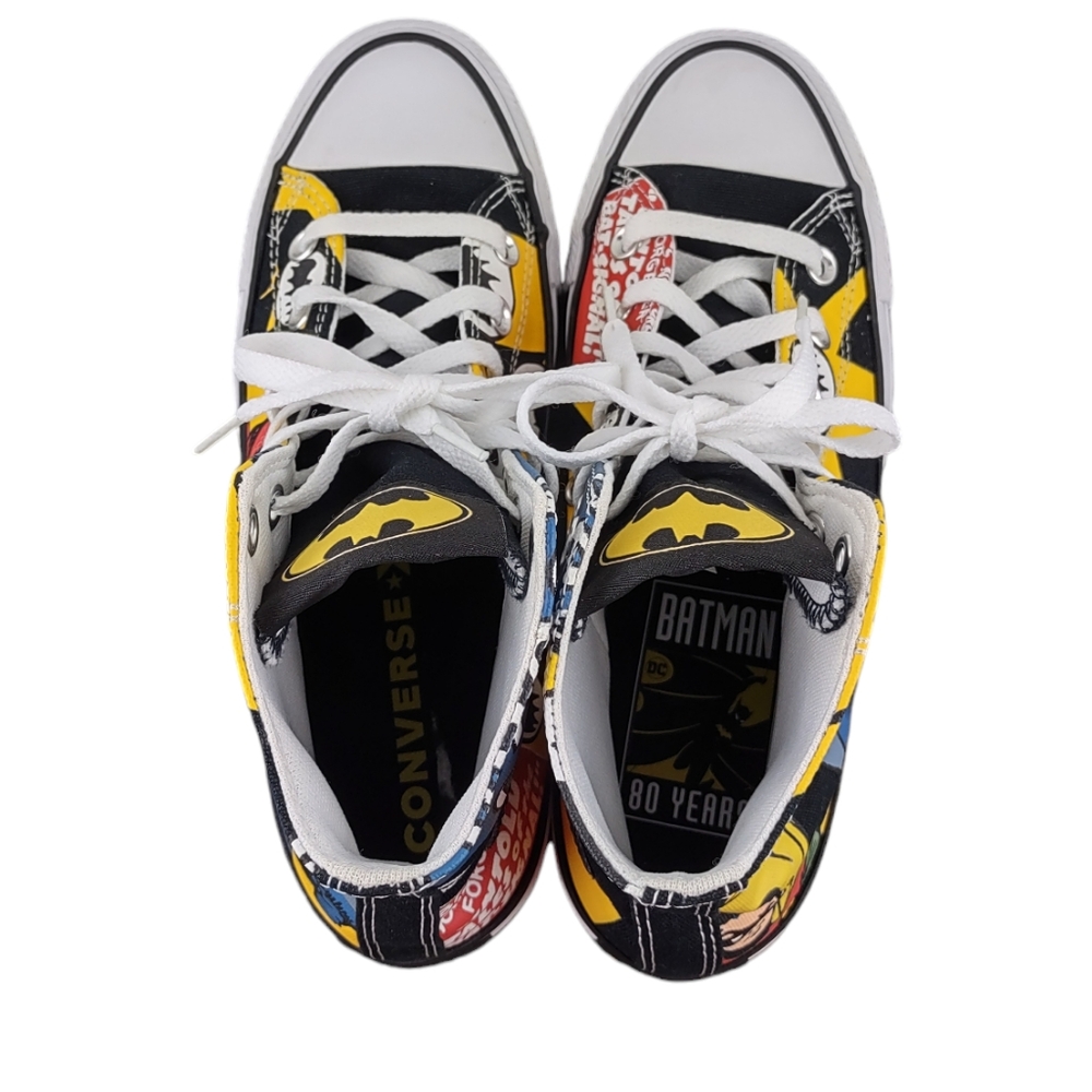 Converse Unisex Batman 80th Anniversary Sneakers (M 5.5 W 7.5) - Picture 3 of 15